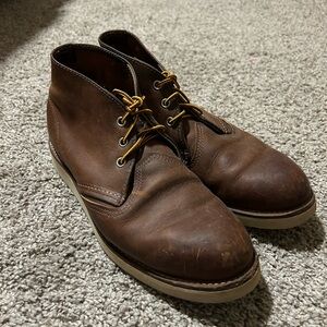 Redwing Men’s Work Chukka Boots, Copper Rough & Tough, 8.5D